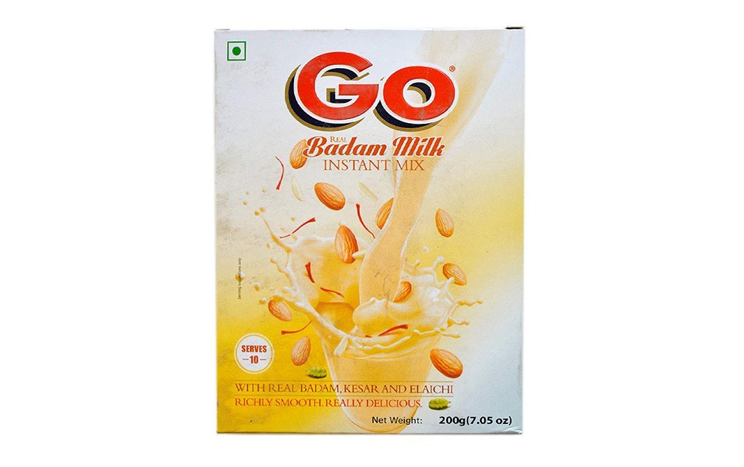 Go Real Badam Milk Instant Mix   Box  200 grams